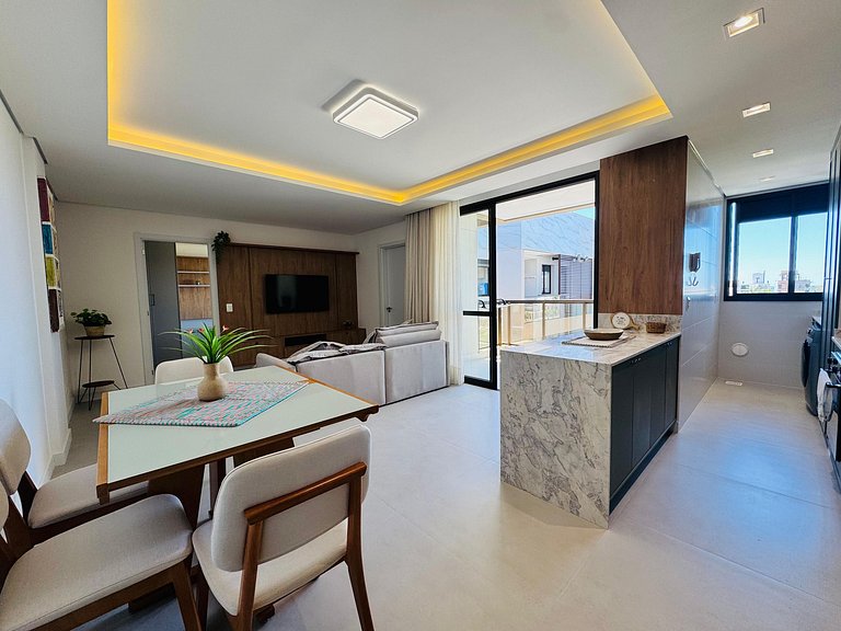 Oásis do Atlântico 408 A - Apartamento vista mar na praia de