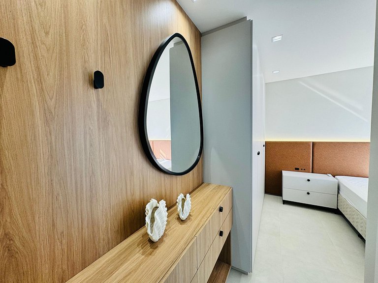 Mirante Del Mar - Apartamento de frente para o mar na Praia