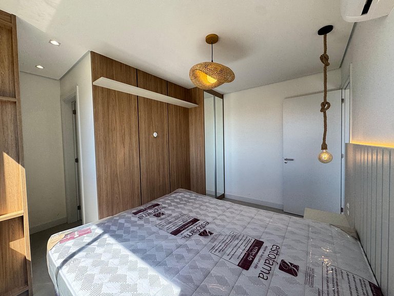 Oásis do Atlântico 301 B - Apartamento decorado com 3 dormit