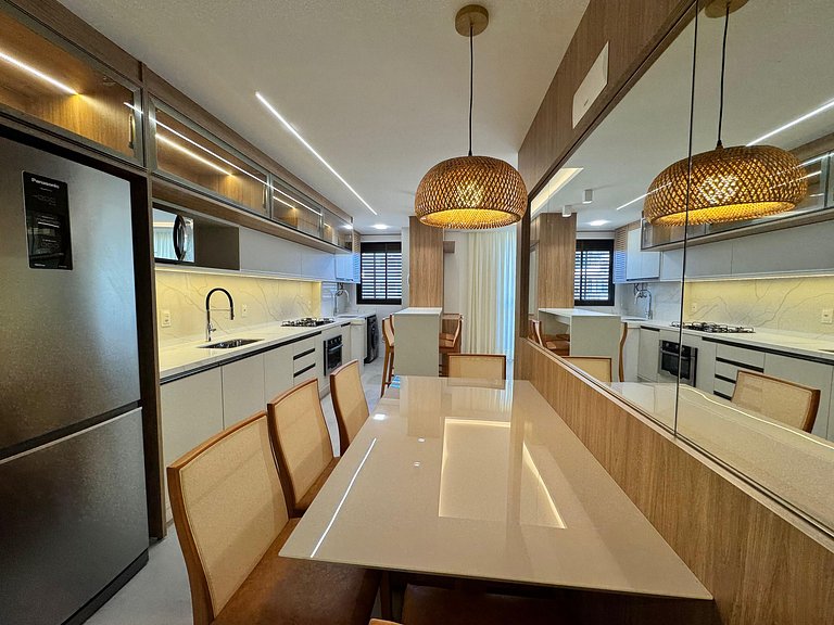 Oásis do Atlântico 301 B - Apartamento decorado com 3 dormit