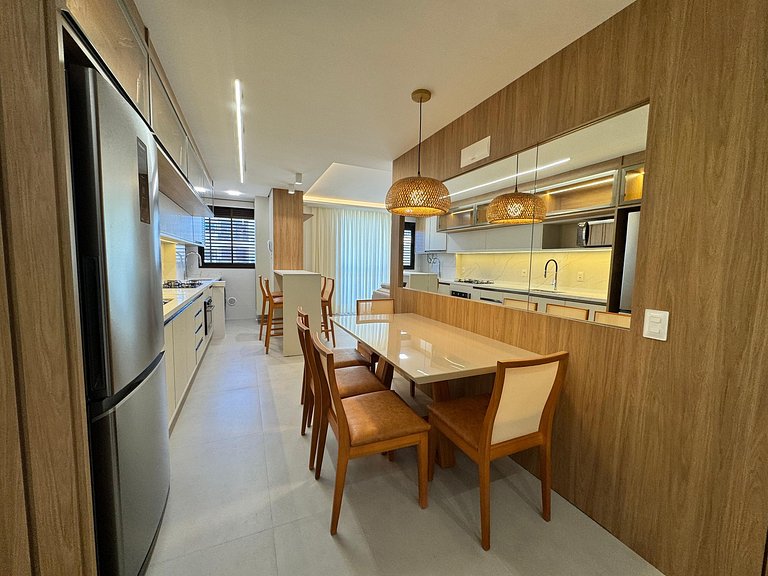 Oásis do Atlântico 301 B - Apartamento decorado com 3 dormit