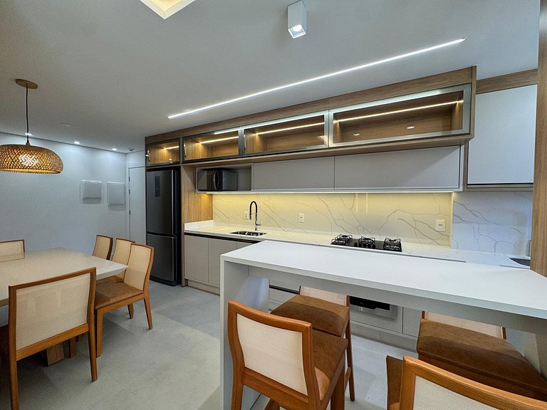 Oásis do Atlântico 301 B - Apartamento decorado com 3 dormit