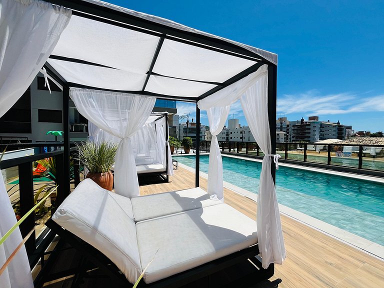 Oásis do Atlântico 301 B - Apartamento decorado com 3 dormit