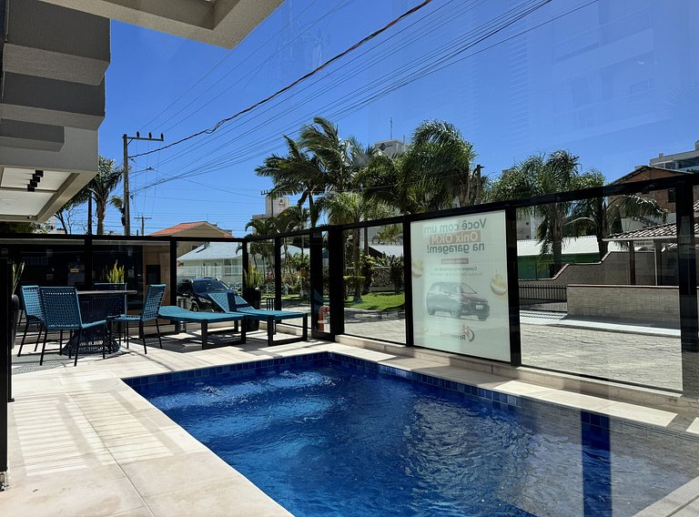 Invictus Residence 204 – Apartamento amplo com ar-condiciona