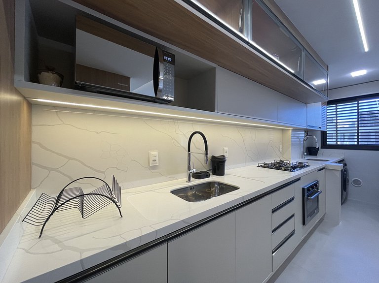 Oásis do Atlântico 301 B - Apartamento decorado com 3 dormit