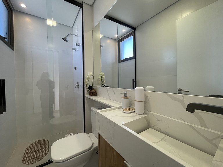 Oásis do Atlântico 301 B - Apartamento decorado com 3 dormit