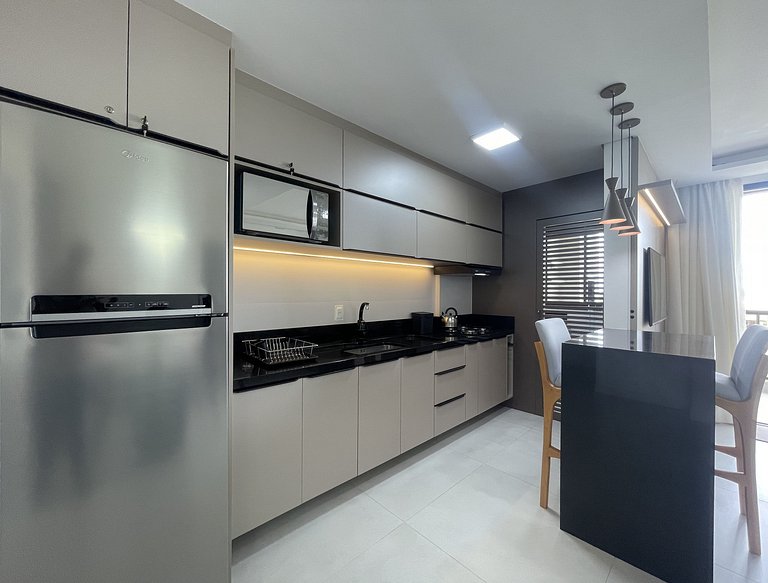 Oásis do Atlântico 307A- Apartamento aconchegante em home cl
